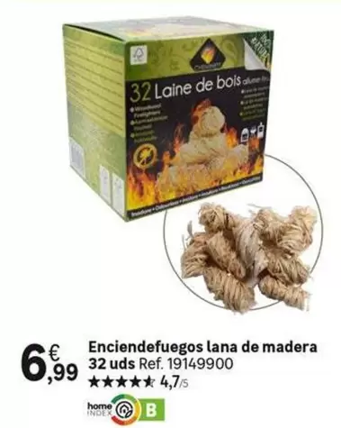 Lana - Enciendefuegos  De Madera 32 Uds