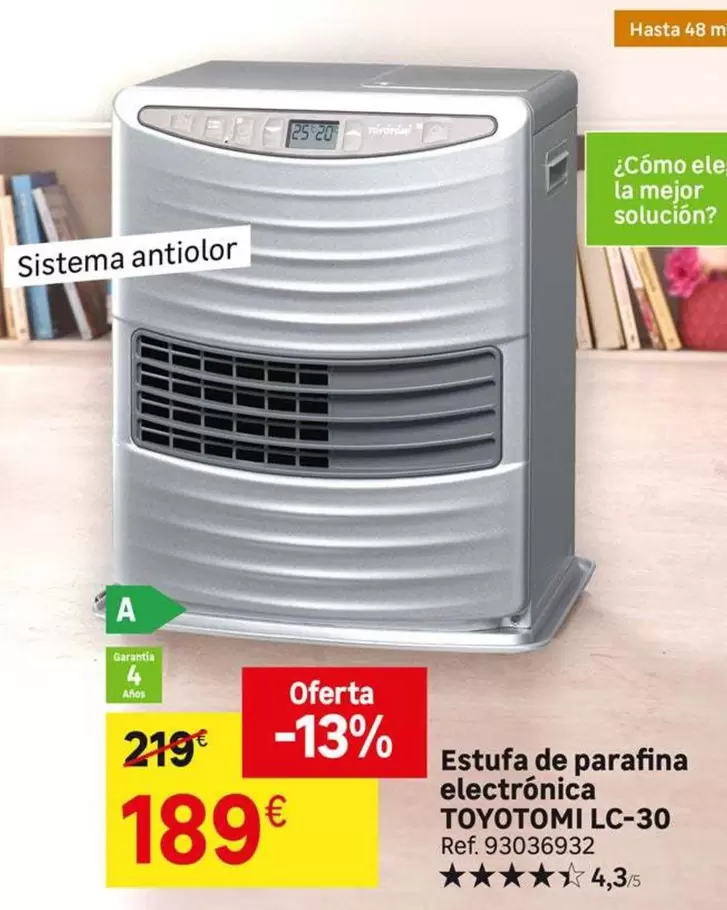 Sistema - Estufa De Parafina Electronica Lc-30