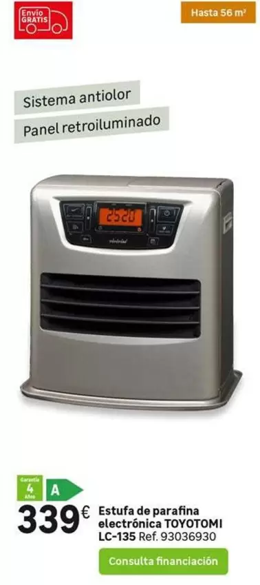 Sistema - Estufa De Parafina Electrico