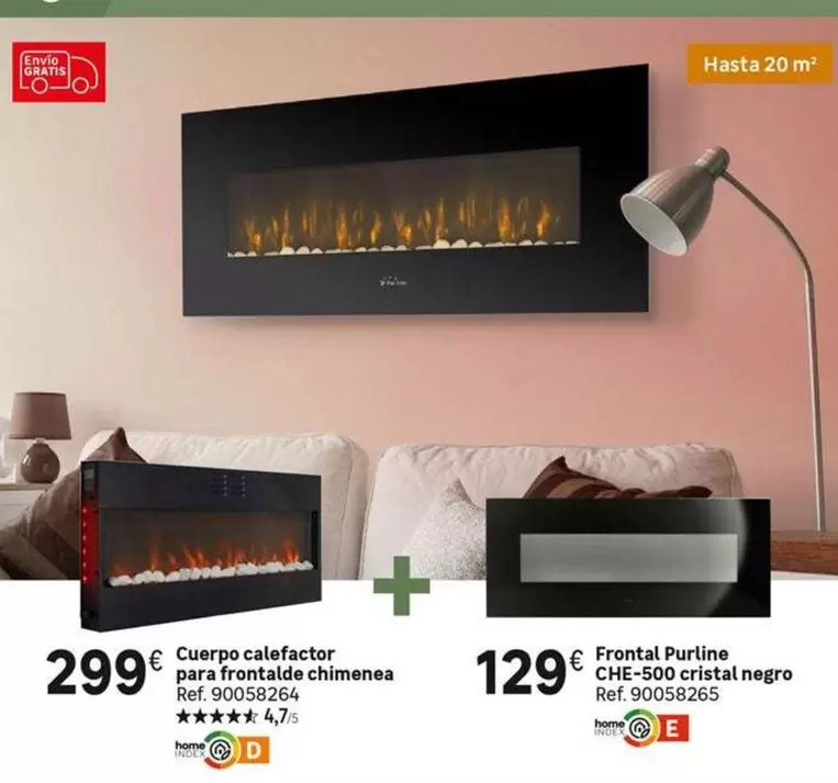 home - Cuerpo Calefactor Parr Frontale Chimenea