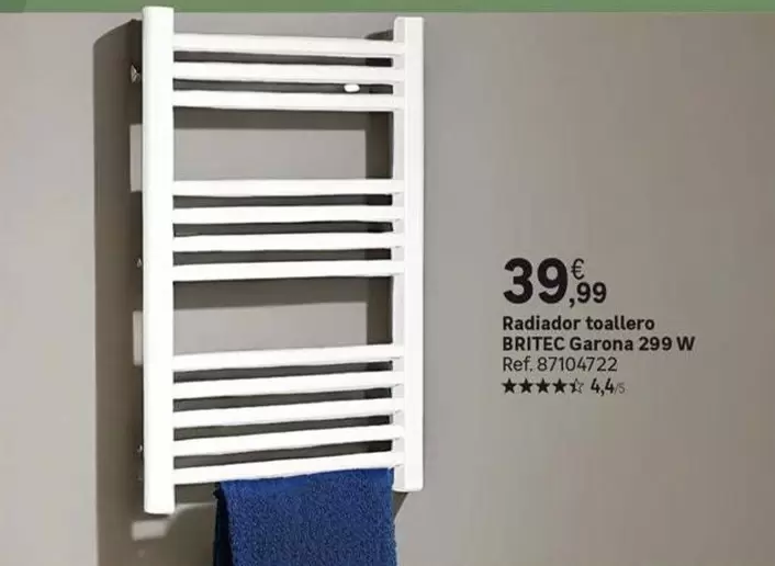 Britec - Radiador Toallero Garona 299 W