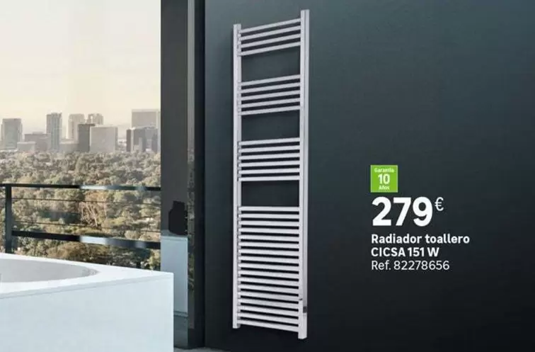 Radiador Toallero Cicas 151 W