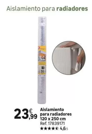 Aislamiento Para Radiadores