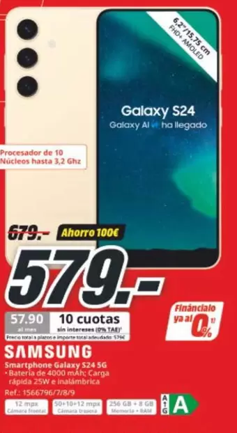 Samsung - Smartphone Galaxy S24 5G