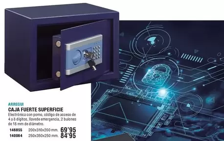 Arregui - Caja Fuerte Superficie