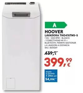 Hoover - Lavadora Tho476TM5-S