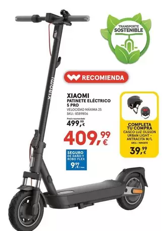 Xiaomi - Patinete Électrico 5 Pro