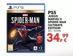 Marvel - Ps5 Juego Spider Man