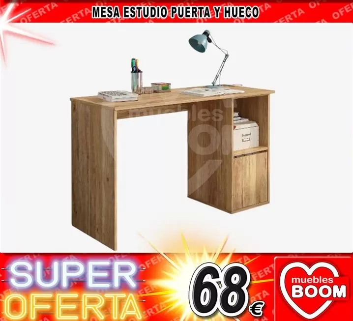 Mesa Estudio Puerta Y Hueco