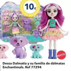 Mattel - Dessa Dalmatia Y Su Familia De Dalmatas Enchantimals. Ref 77294