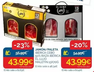 Jamon/Palet Iberica Cebo 50% Raza Iberic