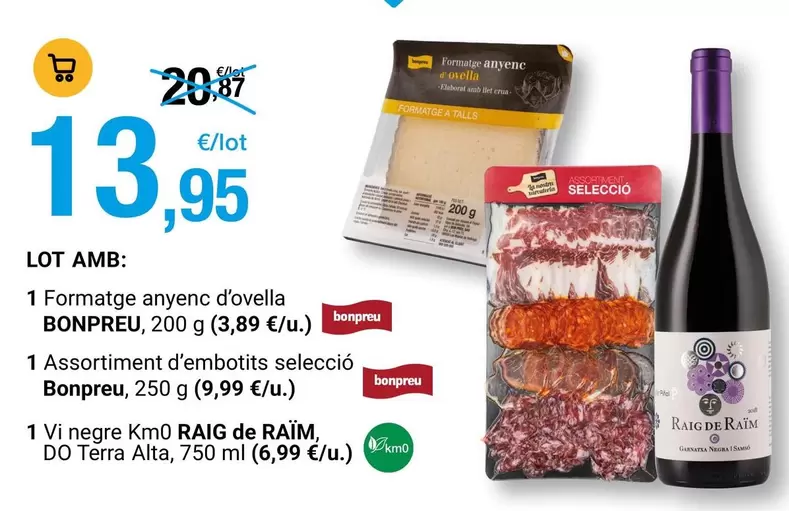 bonpreu - Formatge Anyenc Dovella
