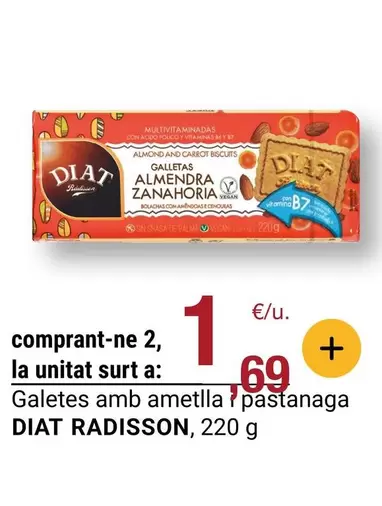 Diet Radisson - Galetes Amb Ametlla
