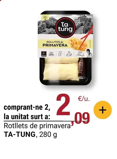 Ta Tung - Rotllets De Primavera