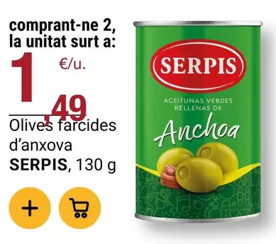 Serpis - Olives Farcides D'anxova