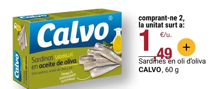 Calvo - Sardines En Oli D'oliva