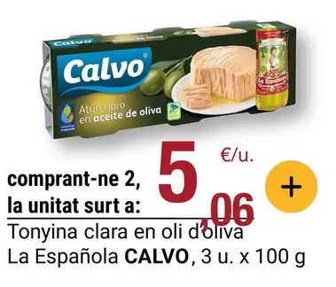 Calvo - Tonyina Clara En Oli D'oliva La Espanola