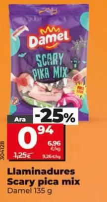 Damel  - Golosinas Scary Pica Mix 135 G