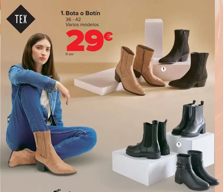 TEX - Bota O  Botin