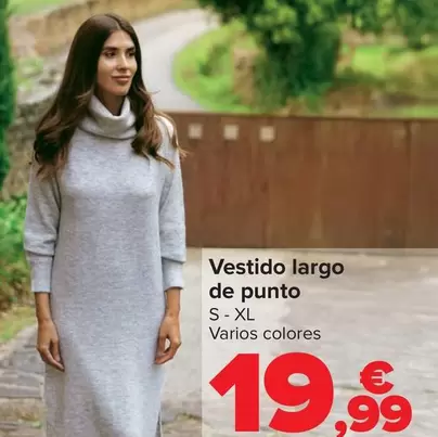 TEX - Vestido Largo De Punto
