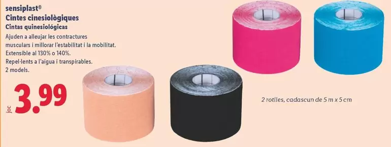 Sensiplast - Cintas Quinesiologicas