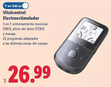 Vitalcontrol - Electroestimulador