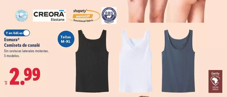 Esmara - Camiseta De Canalé