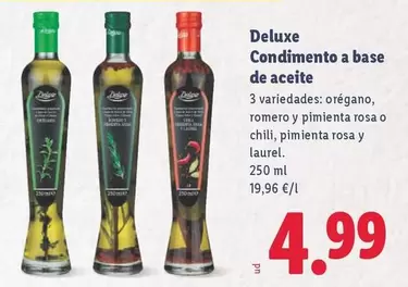 Deluxe - Condimento A Base De Aceite