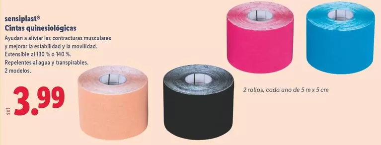 Sensiplast - Cintas Quinesiologicas