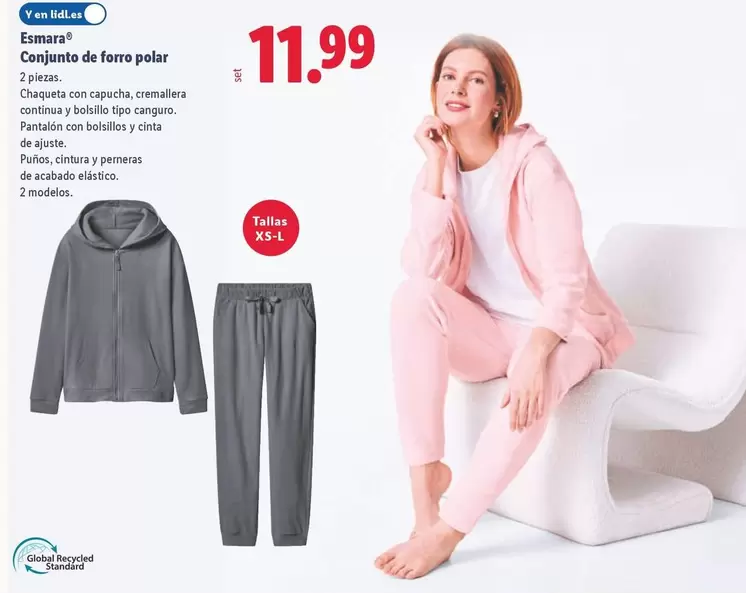 Esmara - Conjunto De Forro Polar