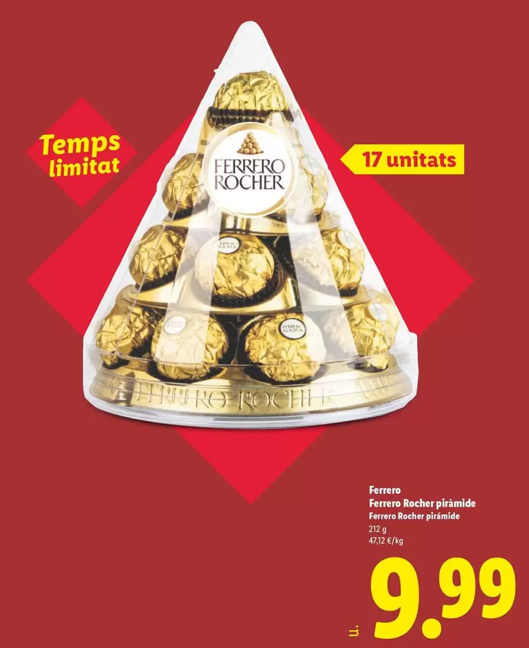Ferrero -  Rocher Pirámide