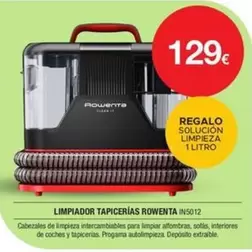 Rowenta - Limpiador Tapicerias In5012