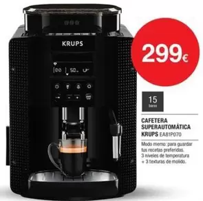 Krups - Cafetera Superautomática