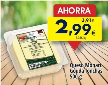 Monarc - Queso Gouda Lonchas