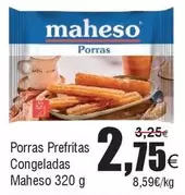 Maheso - Porras Prefritas Congeladas