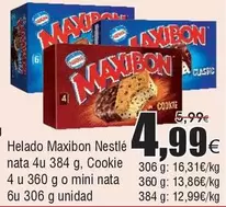Nestlé - Helado Maxibon Nata
