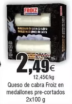 Froiz - Queso De Cabra En Medallones Pre-cortados