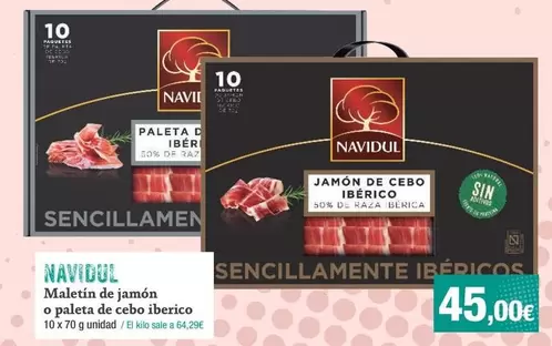 Navidul - Maletin De Jamon O Palete De Cebo Iberico