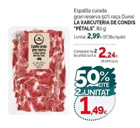 Condis - Espatlla Curada Gran Reserva 50% Raça Duroc