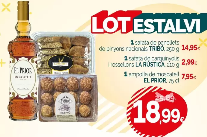 Le Rustique - 1 Safata De Panelles De Pinynons Nacionals