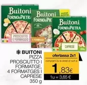 Buitoni - Pizza Prosciutto I Formatge, 4 Formatges I Caprese