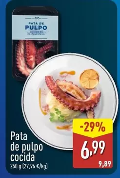 Pata De Pulpo Cocida