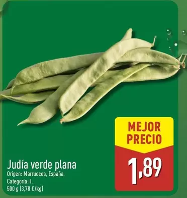 Judia Verde Plana