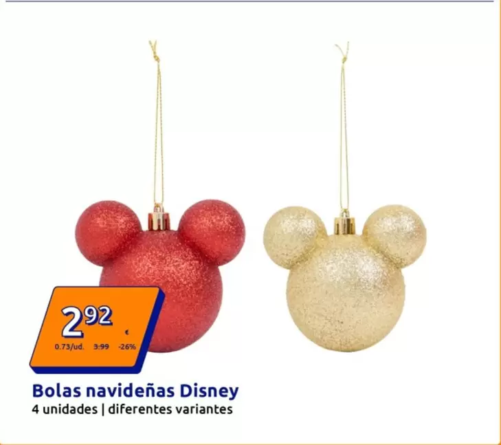 Disney - Bolas Navidenas