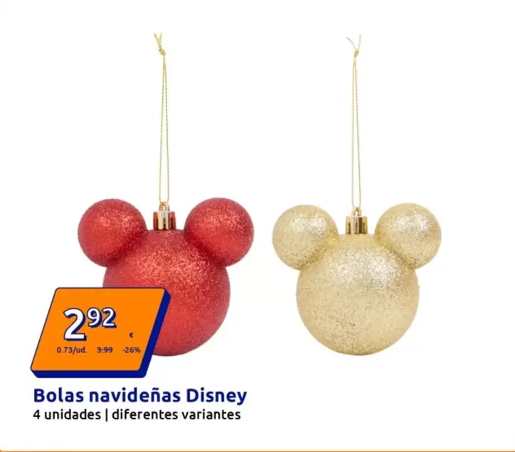 Bolas Navidenas Disney