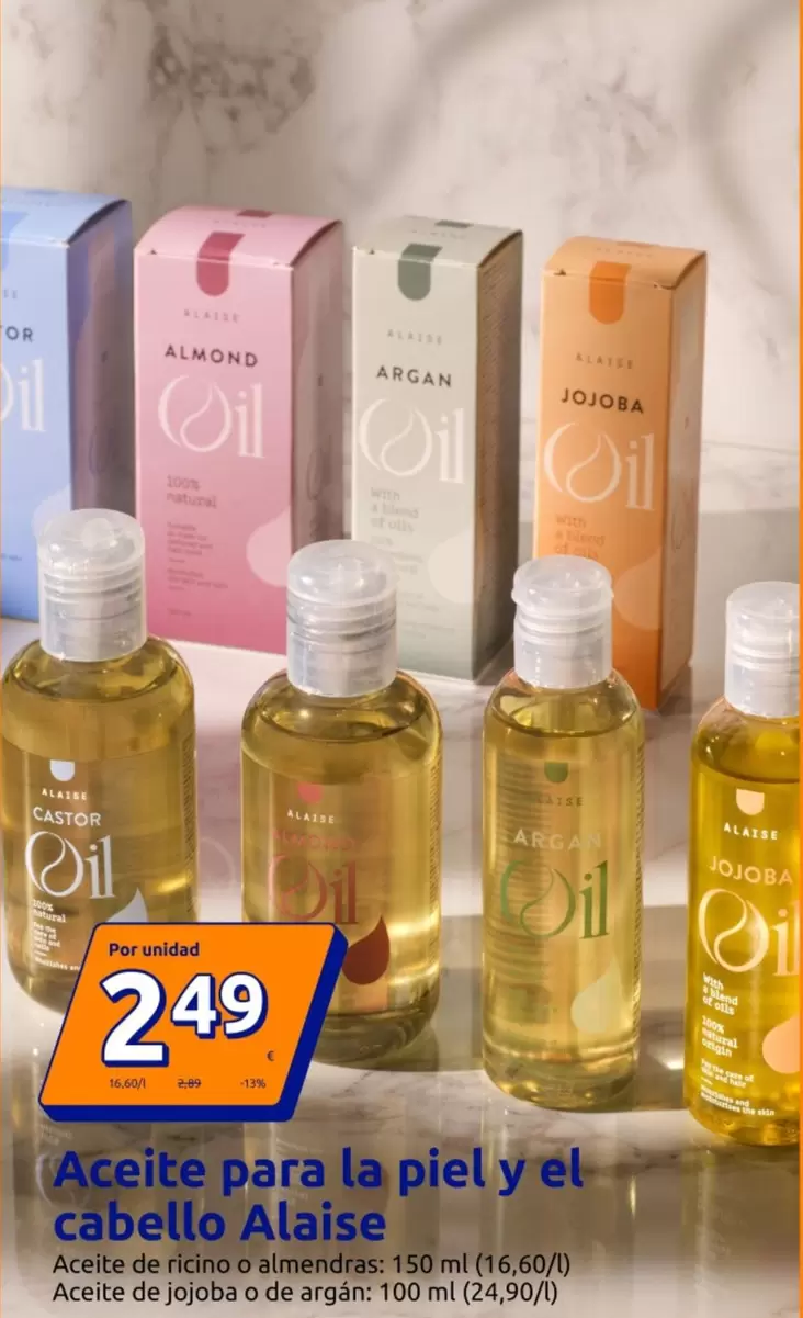 Alaise - Aceite Para La Piel Y El Cabello