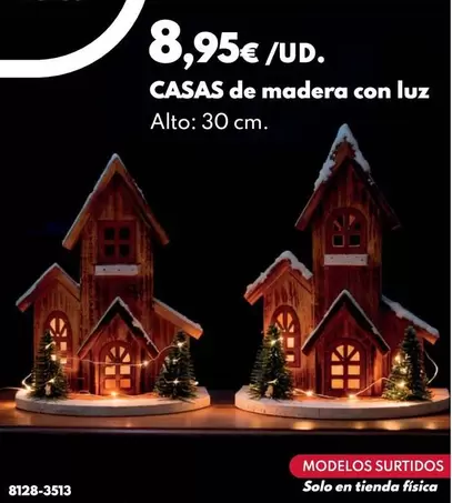 Casas De Madera Con Luz