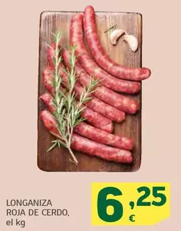 Longaniza Roja De Cerdo