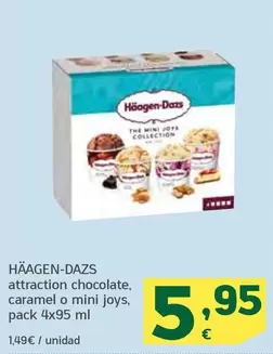 Häagen-Dazs - Dazs Attraction Chocolate, Caramel O Mini Joys