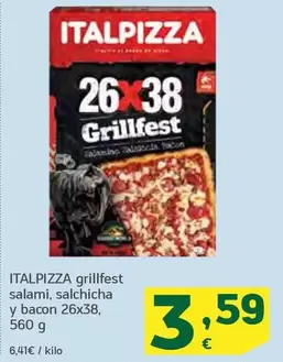 Italpizza - Grillfest Salami, Salchicha Y Bacon